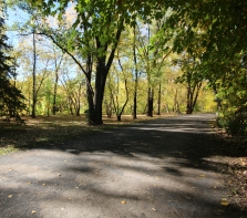 Sentier dans le parc de l'Île de la Visitation.