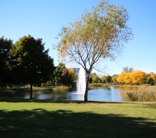 Centre du parc Ahuntsic dans le quadrilatère (Henri-Bourassa-St-Hubert-Fleury-Lajeunesse)